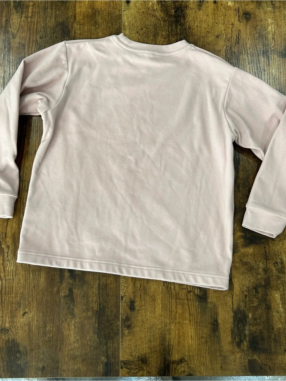 Uniqlo Kids Pink Fleece Sweatshirt Size 7-8 Soft Pullover Crewneck NWOT